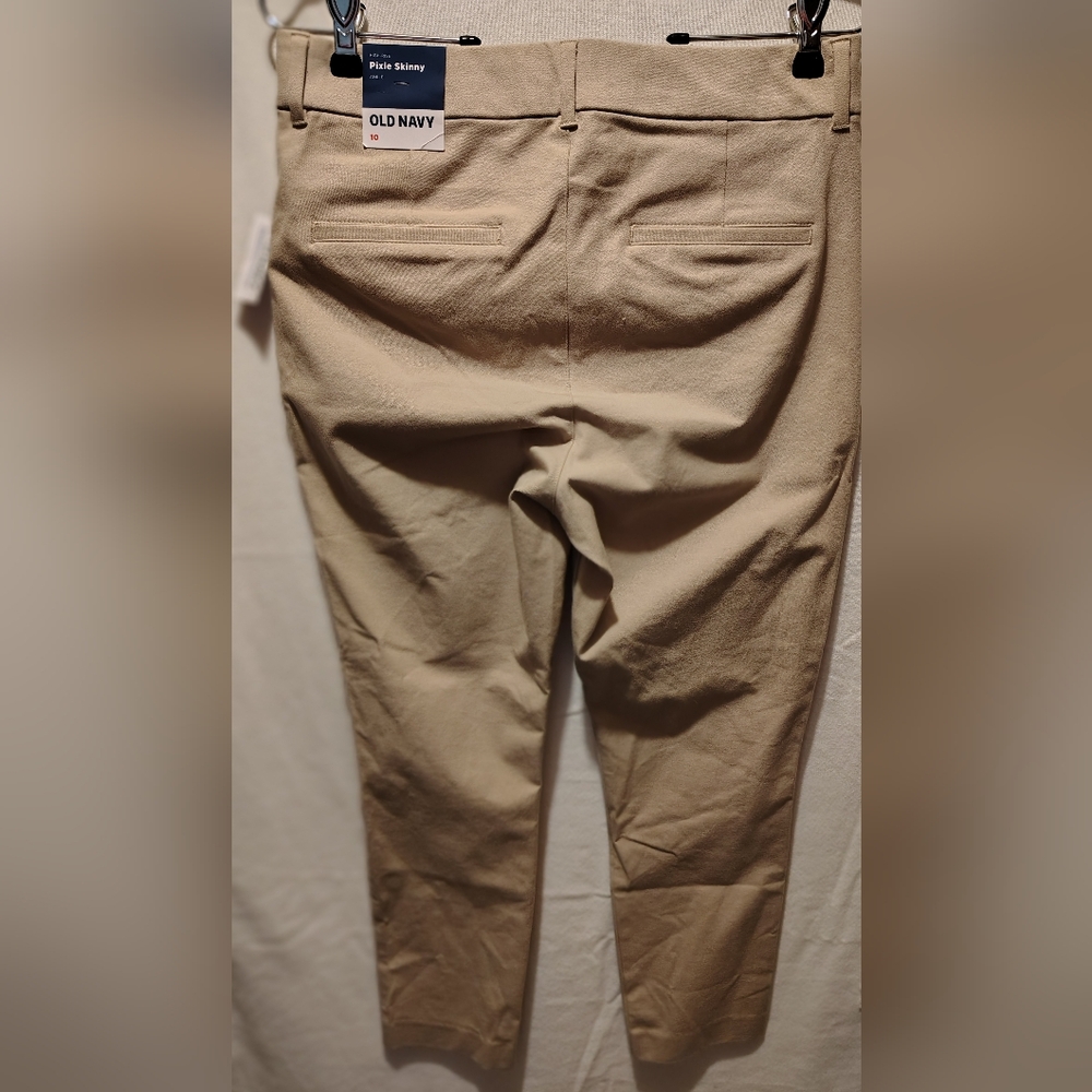 Old Navy High Rise Pixie Skinny Secret Smooth Pockets Chinos Size 10 NWT - Picture 12 of 12